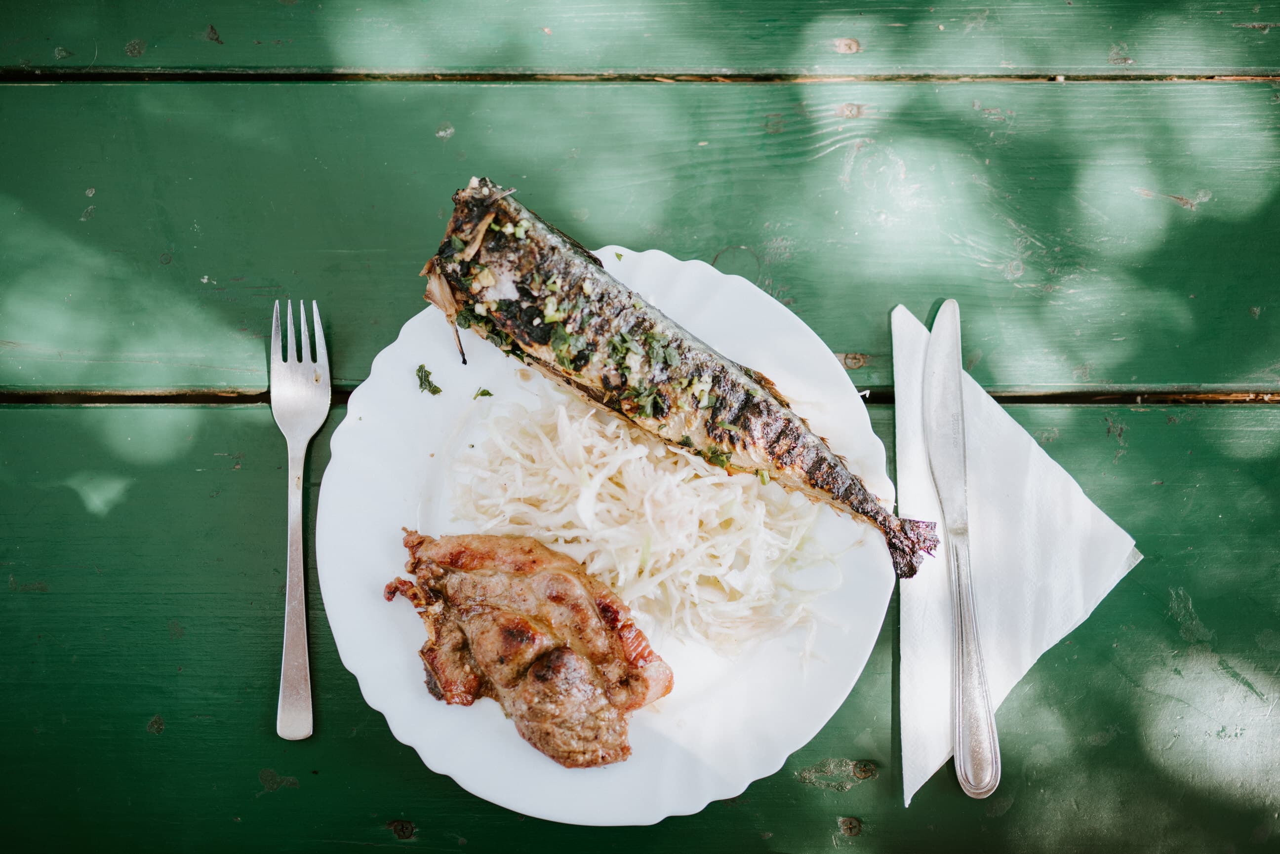 Mediterranean Lunch at Sea